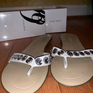 Size 8, Nine West, Women’s, Rhinestone, Slippers